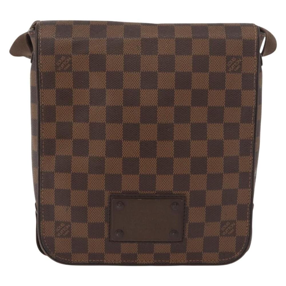 Louis Vuitton Damier Ebene Brooklyn PM Shoulder Bag Brown